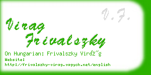 virag frivalszky business card